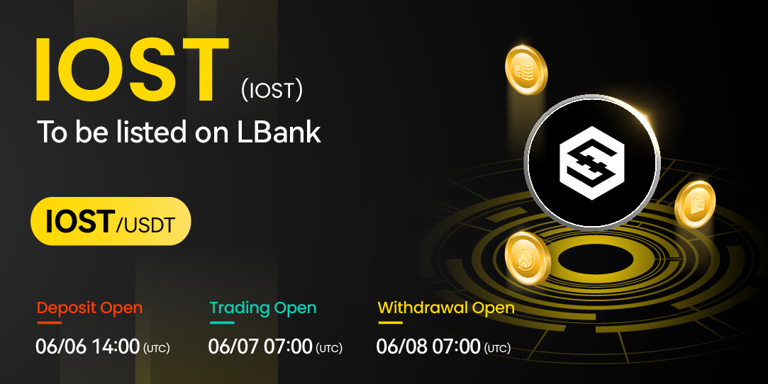 IOST (IOST) Will Be Listed on LBank