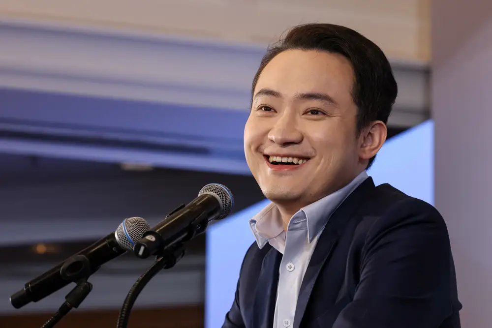 Justin Sun received a $100,000 Trump-branded watch at an exclusive dinner with President Donald Trump. Tyrone Siu/REUTERS